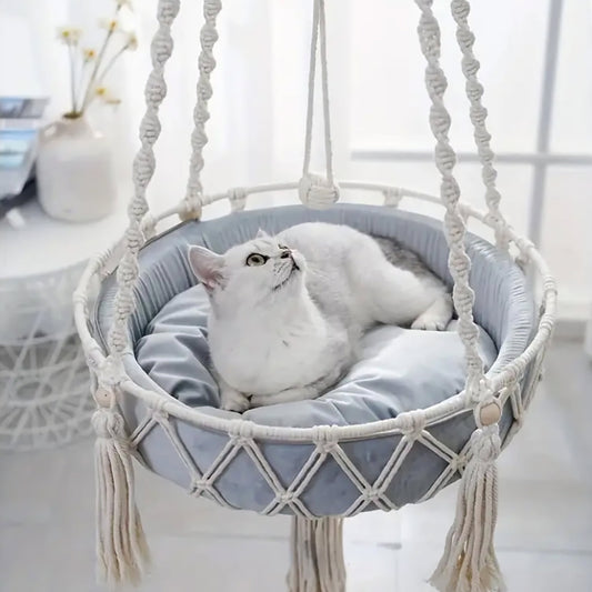 Macrame Cat Hammock
