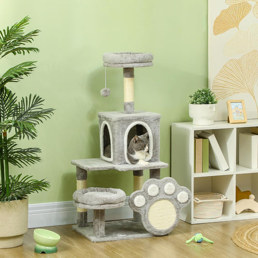 Large Cat Tree Tower with Plush Perch