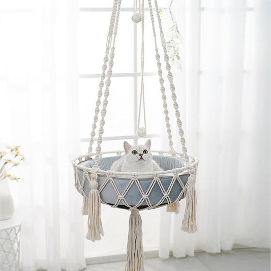 Macrame Cat Hammock